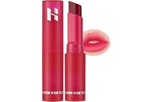 HOLIKA HOLIKA Water Vibe Tint - Long Lasting Lip Stain with Vivid Juicy Colors, Transfer Proof Lip Tint, Buildable Formula for Daily Lip & Cheek Makeup, 0.1oz (01 WHOOPEE)