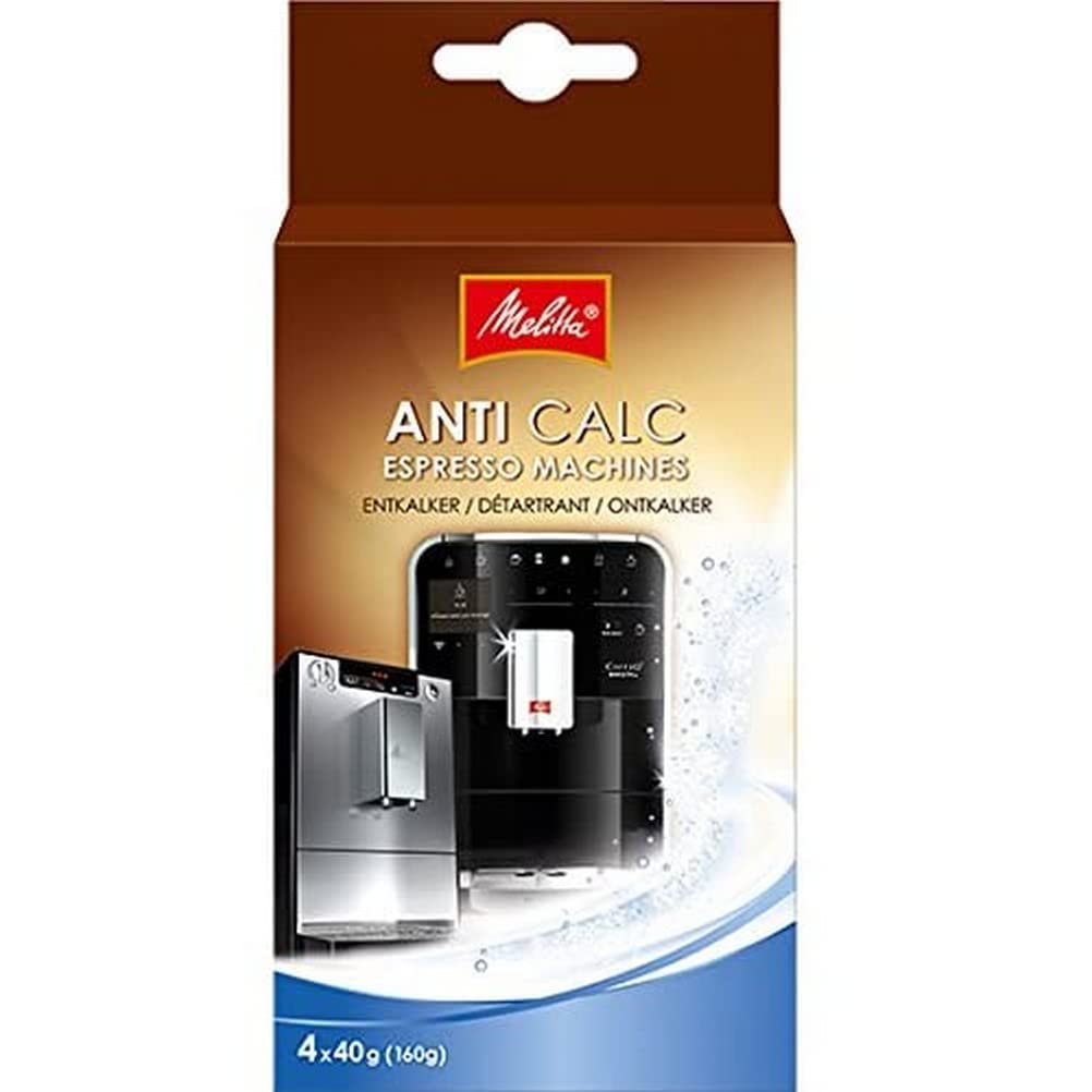 Melitta 209668 descalent for Espresso Machines, 4 x 40 g sachets