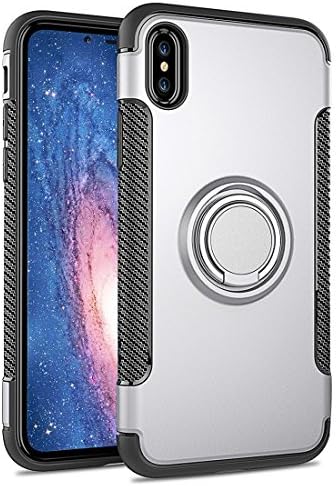 iPhone X Case, Tricess Shock Absorption Protective Magnetic carriage bracket Slim Scratch Resistant Air Space Technology Case Cover for iPhone X / iPhone 10