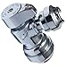 SharkBite 1/2 x 1/4 Inch (3/8 Inch OD) Compression Angle Stop Valve, Quarter Turn, Push to Connect Brass Plumbing Fitting, PEX Pipe, Copper, CPVC, PE-RT, HDPE, 23048-0000LF