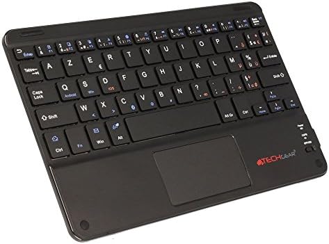 TECHGEAR Active Strike Pro Clavier AZERTY Bluetooth sans Fil avec Pavé Tactile Intégré compatible avec Samsung Tab S6 Lite 10.4, Tab S2 Tab S3 9.7, Tab S4 Tab S5e Tab S6 10.5 (+ Housse Clavier)