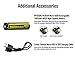 Nitecore EC20 960 Lumens Compact Cree XM-L2 LED Flashlight with Nitecore NL1826R Rechargeable Battery with Built-in USB Charging Port and a LumenTac Premium Holster