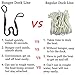 Botepon Boat Bungee Dock Lines, Mooring Lines, Boating Gifts for Men, Boat Accessories, Pontoon Accessories, Perfect for Bass Boat, Jet Ski (4', 5', 6')