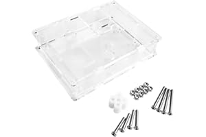 MEELYHOME Transparent Acrylic For Case For Shell Box For LCR-T4 Transistor Tester Capa Meter Cable