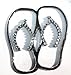 Hotblings Bling Clear Crystal * Hula FLIP Flops * AUTO Decal Sparkle Sign Made Using Crystals