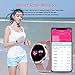 GOKOO Smart Watch for Women with Activity Fitness Tracker Heart Rate Blood Pressure Sleep Tracker Monitor Step Calorie Waterproof Bluetooth Smartwatch Pink