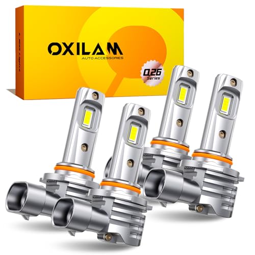 OXILAM Q26 9005 9006 Bulbs 6500K Cool