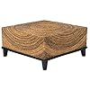 East at Main Chickasaw Brown Abaca Square Coffee Table (35.5x35.5x18.5) 510DFgkG1xL
