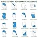 Zupro Bandana Headband Sun Protection Face Mask Balaclava Neck Gaiter Magic Scarf Headwear,for Hiking Running Cycling Yoga Fishing.Rainbow Tie Dye
