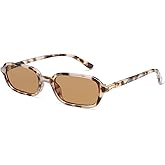 Appassal Retro Rectangular Sunglasses for Women Vintage 2026 Fashion Trendy Funny Small 90s Square Sunnies AP3698