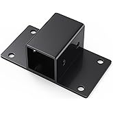 TangMiGe Bolt on Tractor Bucket 2 inch Receiver, 2" Towing Hitch Receiver, 5/8” Hitch Pin Hole Class 3 Trailer Hitch, 12000lbs, Work Well for Tractor Bucket, RV, UTV, Truck