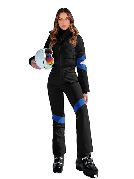 YOUSIFY WOMENS ONESIE SKI SUIT WINTER OUTDOOR SPORTS...