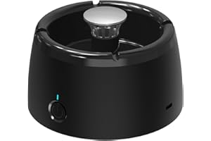 Smokeless Ashtray, Cleaner Air Smoke Removing Ashtray for Indoor and Outdoor Spaces