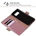 Galaxy S8 Case,Acrass Luxury PU Leather Wallet Flip Protective Case Cover with Card Slots and Stand for Samsung Galaxy S8 (rosegold).
