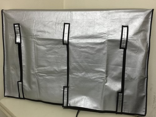 60'' Flat Screen TV - OUTDOOR Silver Cover, Water Resistant, Ideal for LCD and Plasma TV - 55''W x 4.25''H x 34.25''H