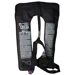 Schnorchelmasken 510DLHD9z0L. SS300 2 Stück vollautomatische Rettungsweste mit Schrittgurt und Bergungsschlaufe
Hochsee Rettungsweste 150 Newton in der Farbe schwarz, vollautomatische Ausführung, manuelle Auslösung auch möglich
ohnmachtsichere Lage wird nach der Auslösung automatisch erlangt, gute Sichtbarkeit nach der Aktivierung durch Signalfarbe sowie Reflektoren