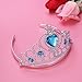 Princess Tiara Crown Set,Girls Dress up Party Accessories,5pcs