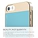 iPhone SE case, elago [Outift][Champagne Gold / Cotton Candy Blue] - [Premium Hybrid Construction][Aluminum][Spark Design Award] - for iPhone SE/5/5S