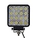 (Pack of 2) TMH 48w Square Shape 60 Degree LED Work Light Flood Lamp Driving Light, Off-Road, 4wd, 4x4, Utv, Sand Rail, ATV, SUV, Motorbike, Motorcycle, Bike, Dirt Bike, Bus, Trailer, Truck, Lorry
