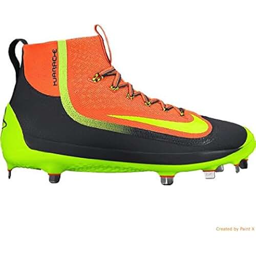baseball cleats orange