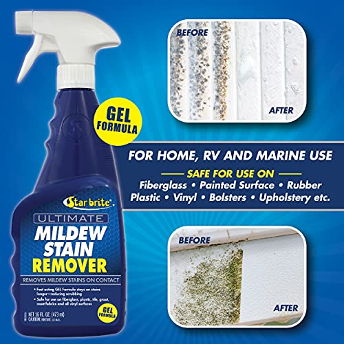 STAR BRITE Ultimate Mildew Stain Remover Fast Acting Gel Spray