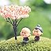 CosCosX Miniature Fairy Garden Grandpa&Grandma Ornament Bonsai Doll Dollhouse Plant Pot Figurine DIY Outdoor Desktop Decor Crafts Home Decoration