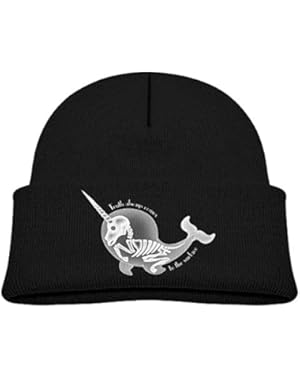 Kids Fashion Turth That Unicorn In Narwhal Casual Flexible Winter Knit Hats/Ski Cap/Beanie/Skully Hat Cap