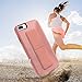 iPhone 7 Plus Case, iPhone 8 Plus Case, ZVE Kickstand Foldable Stand Protective Dual Layer High Impact Defender Case Anti Scratch Drop Durable Slim Cover for iPhone 7 Plus / 8 Plus 5.5 Inch Rose Gold