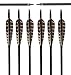 ARCHERY SHARLY [Pack of 6] 31Inch Carbon Targeting Practice Arrows Turkey Feather Fletching Arrows with Removable Tips for Recurve Traditional Long Bow primary