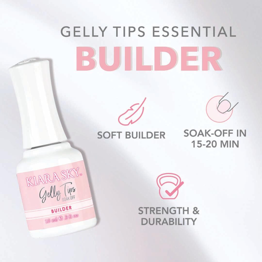 KIARA SKY Gelly Tips Soak Off Builder Gel 0.5 fl oz - Image 2