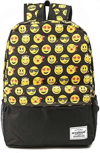 Women Canvas Laptop Backpack Cute School College Shoulder Bag for Teenage Girls