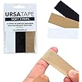 URSA Stretchy Moleskin Fabric Tape | 12 Blister Prevention Strips, Heavy-Duty No-Residue Bandages for Feet & Body | (3.14 x 0.98in)