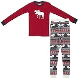 Lazy One Kids Moose Fair Isle PJ Set (10)