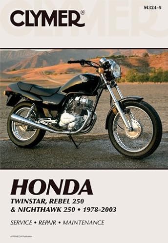 87 Honda Rebel Manual Ebook - 