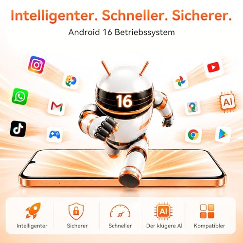 Blackview Wave 10C Teléfono Móvil Android 16, 16GB+32GB/1TB, 32MP+13MP, 5000mAh, 6.88" Pantalla, 4G Dual SIM, GPS, 3 Ranuras, 3.5mm, 3 Años Garantía, Verde
