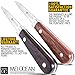 Oyster Shucking Knife Set of 2 - Professional Oyster Knife Shucker Clam Opener Kit in Lovely Box - Bonus Ebook and Brochure Included