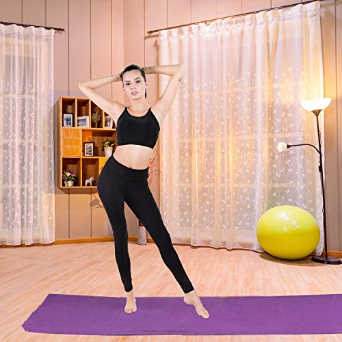 image for KT Buttery Soft Leggings for Women - High Waisted Leggings Pants with 