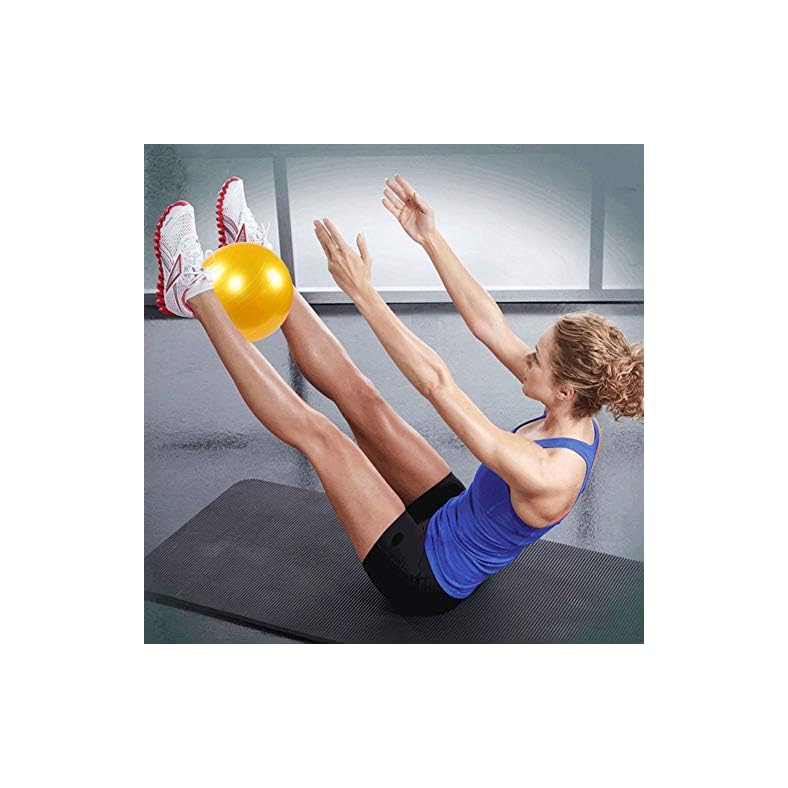 Ballon De Gymnastique Lesté Avec Bandeoulière - PVC - Charge 250kg - Pour Fitness, Yoga, Rééducation - Taille 45cm Ou 55cm