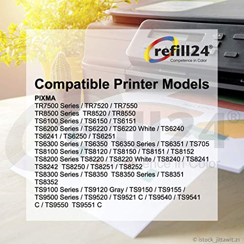 refill24-Cartuchos-RecargablesCompatible-para-Canon-PGI-580-XXL-CLI-581-XXLPixma-TR7550-TR8550-TS6150-TS6151-TS6250-TS9550-TS9551C-TS705-TS6350-500-ML-Tinta