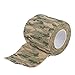 AIRSSON 5 Roll Camouflage Tape Cling Scope Wrap Camo Stretch Bandage for Gun Rifle Shotgun Camping Hunting 2