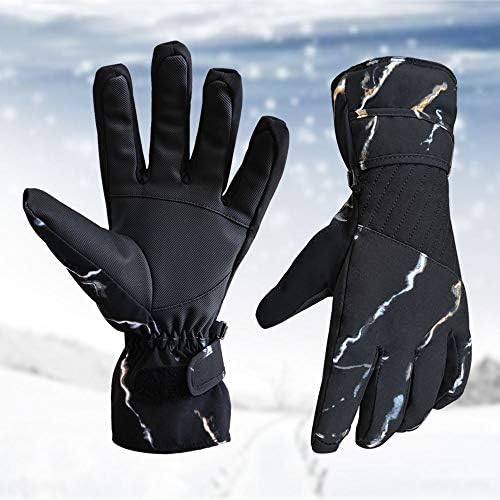 Voneta Winter Gloves, Waterproof Ski Gloves Anti Slip Cold Weather Gloves Thermal Motorcycling Driving Gloves for Men and Women