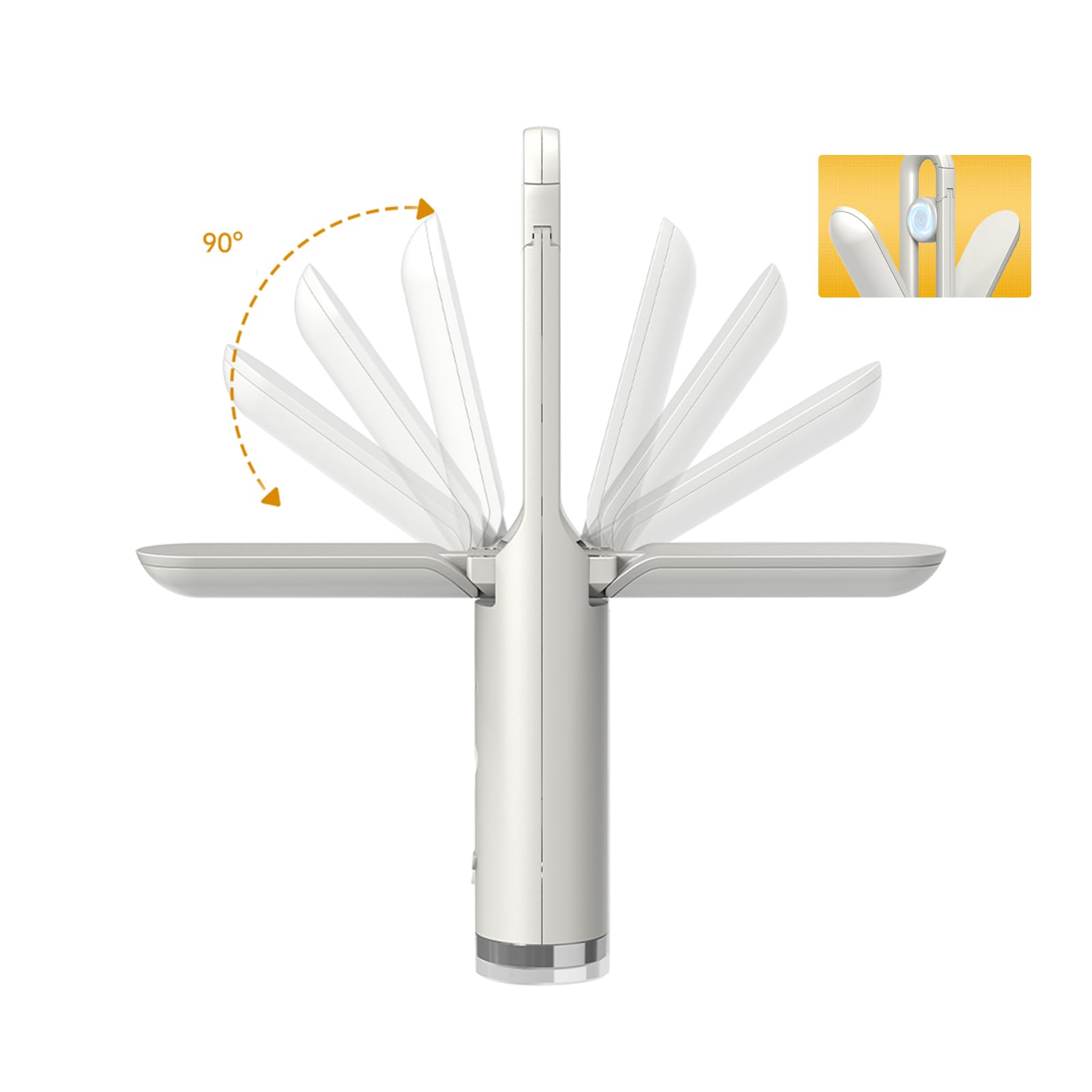 LED Camping Light, JMKMGL Foldable Rechargeable Light Built-in 2400mAh Battery, 5 Mode, Multifunctional Emergency Light with Flashlight and SOS Function for Camping Fishing Hiking and Travel