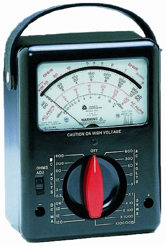 Triplett 3030 (Model 630) Classic Analog Voltmeter, 25 Ranges and Functions