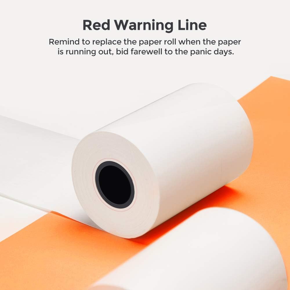LOSRECAL Thermal Receipt Paper Rolls, 2 1/4" x 50' x 10 Rolls, POS Thermal Paper Rolls fit Credit Card Machine, Cash Register, 58MM Receipt Printer, POS Terminal, Handheld PDA : Office Products