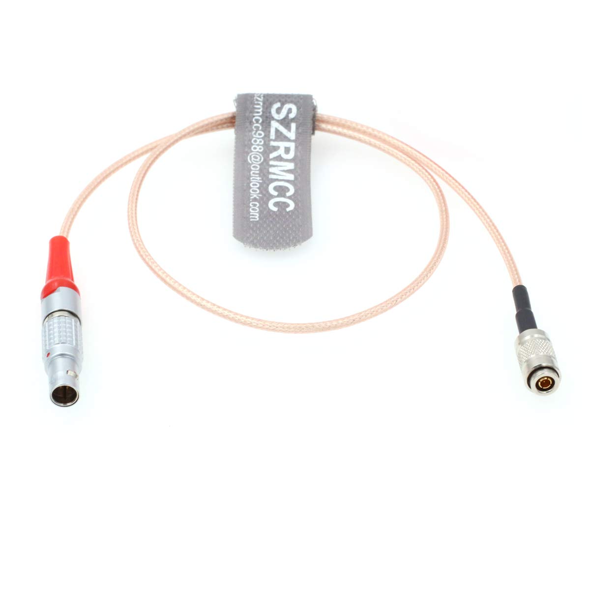 SZRMCC DIN 1.0/2.3 to 0B 5 Pin Male Timecode Input Cable for Ultrasync One Sound Devices 633 (Straight)