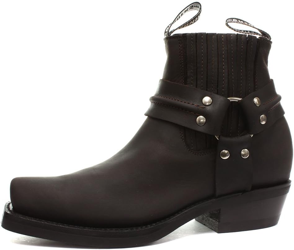 Grinders Renegade Lo Crazy Horse Brown Mens Cowboy Boots