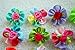 yagopet 10pcs/Pack Dog Hair Bows Cute Bright Flowers Designs Rubber Bands Dog Topknot Bows for Holidays Pet Dog Grooming Bows Supplies Dog Hair Accessories