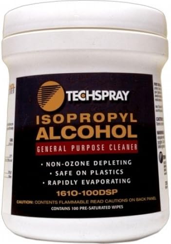 TechSpray 100 Wipes Presaturated with 99% IPA - 1610-100DSP