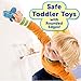 Hape Wooden Cars Infant Toys Wooden Toy Cars Airplane Truck and Helicopter Baby Wooden Toys, Tummy Time Push Toys Wooden Toddler Toys (4 Vehicles)