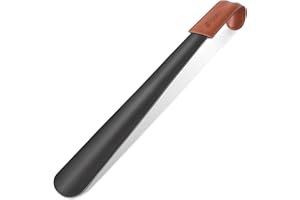 ZOMAKE Shoe Horn Long Handle,Metal Long Shoehorn for Seniors Men Women,16.5" Boot Shoes Horn Chausse Pied